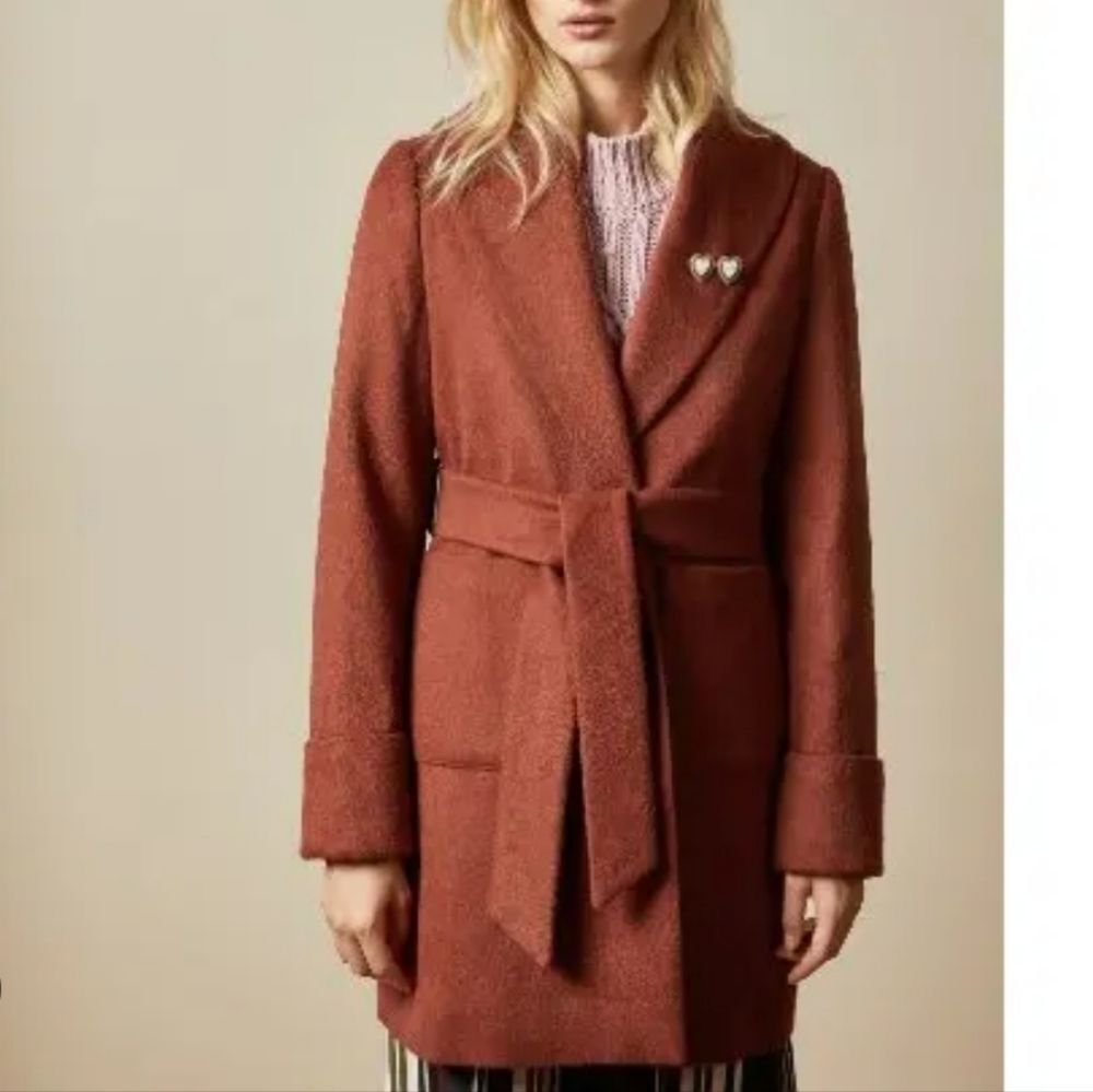 🍒NWT🍒 TED BAKER WRAP COAT
